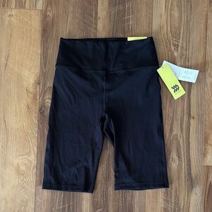 NWT All In Motion Black Biker Shorts